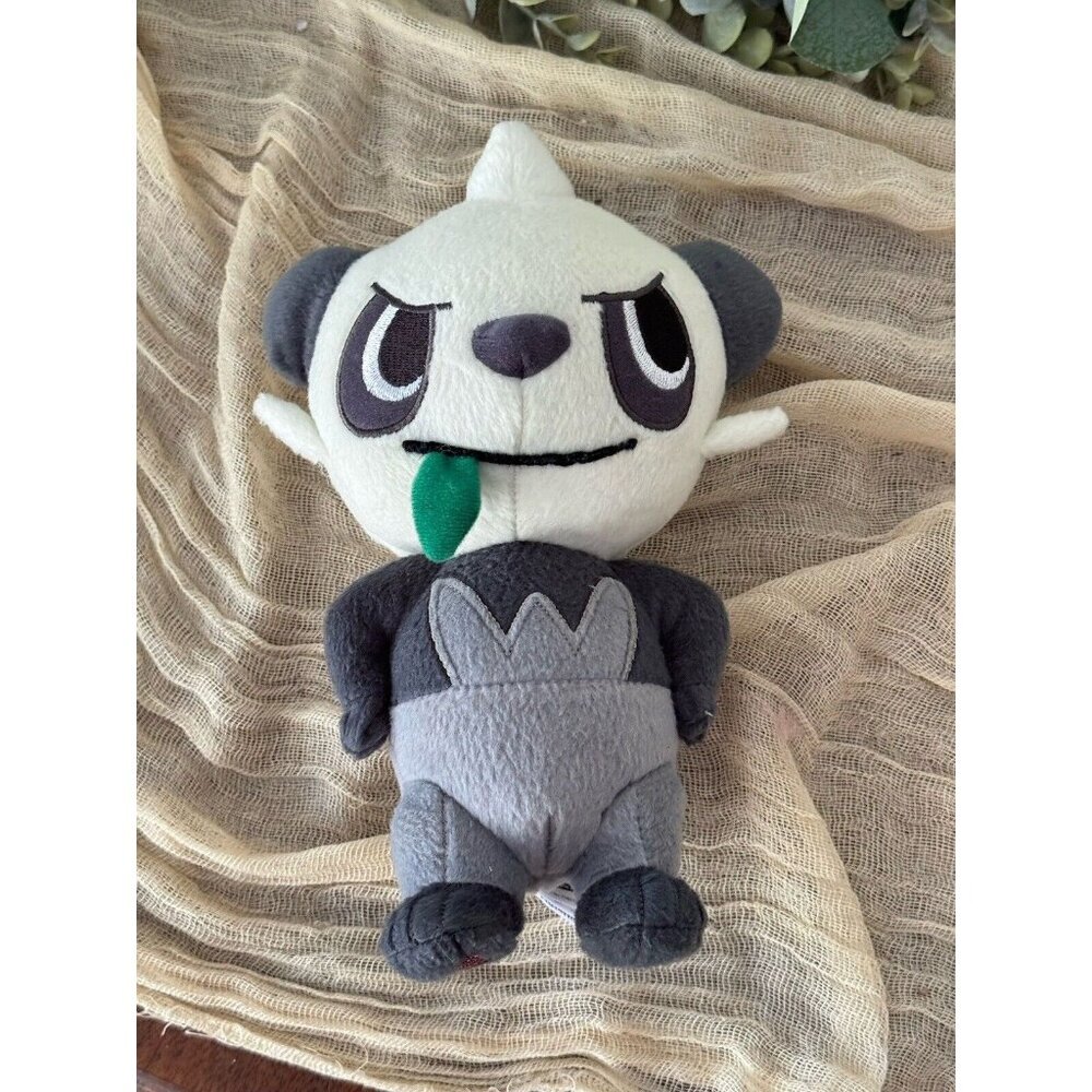 Nintendo Tomy Pokemon XY Pancham 10 Inch Plush Stuffed Toy‎ Angry Tongue